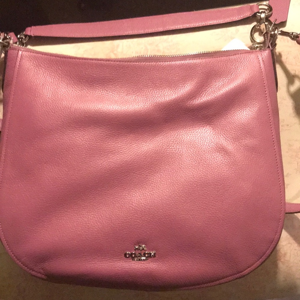 Coach-NWT Pink Chelsea 32 Hobo